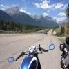 Balade Moto cochrane-to-lake-louise- photo