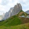 Motorcycle Road sella-pass-2244m-- photo